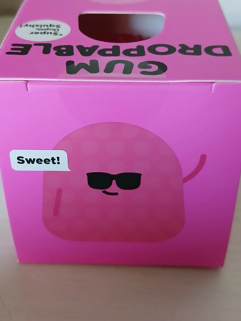 Adore Gum Droppable Squishy Toy - Hot Pink